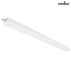 Nordlux LED Feuchtraum-Lichtleiste OAKLAND 120 IP65, Lnge 125cm, Breite 8.3cm, 43W 4000K 4400lm 125, Wei