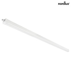 Nordlux LED Feuchtraum-Lichtleiste OAKLAND 150 IP65, Lnge 155cm, Breite 6.3cm, 30W 4000K 2700lm 125, Wei