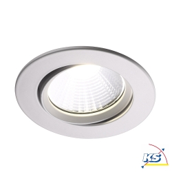 ceiling recessed luminaire FREMONT round, swivelling IP23, white