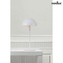 Lampada da tavolo ELLEN E14 IP20, Bianco 