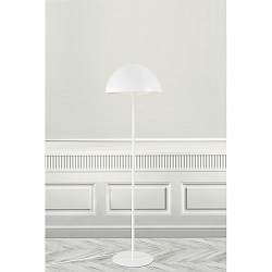 Lampadaire ELLEN avec interrupteur E27 IP20, blanc mat 