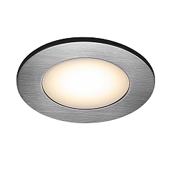 Apparecchio da incasso a soffitto LEONIS rotondo, Set di 3 IP65, nichel 