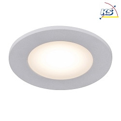 LED Recessed luminaire LEONIS, round, Set of 3, 4,5W LED, 110, 4000K, 400lm, IP65, white