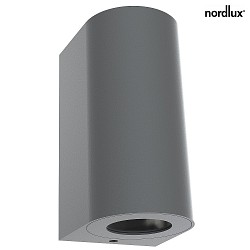 Outdoor Wall luminaire CANTO MAXI 2, IP44, 2x GU10 max. 28W, gray