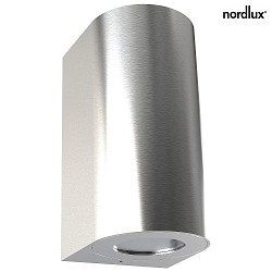 Outdoor Wandleuchte CANTO MAXI 2, IP44, 2x GU10 max. 28W, Edelstahl