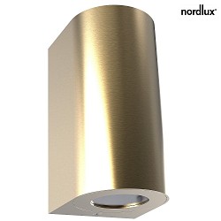 Outdoor Wall luminaire CANTO MAXI 2, IP44, 2x GU10 max. 28W, brass