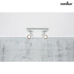 Ceiling spot FRIDA, 2 flame, GU10, IP20, white