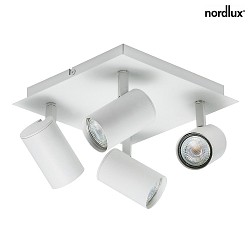 Ceiling spot FRIDA, 4 flame, GU10, IP20, white