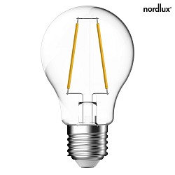 LED Filament light bulb, E27, A60, 7W, 4000K, 806lm, glass clear