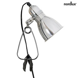 Nordlux Clamp luminaire PHOTO Spot, swiveling, E27, IP20, aluminum
