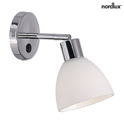 Nordlux Wall spot RAY, E14, IP20, chrome