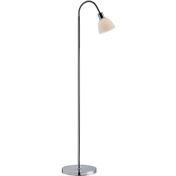 Lampadaire RAY  1 flamme E14 IP20, chrome