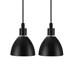 Nordlux Pendant luminaire RAY, 2 flames, 2x E14, IP20, black