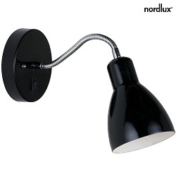 Lampada da parete CYCLONE E14 IP20, Nero