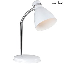 Nordlux Table lamp CYCLONE, E14, IP20, flexible arm, white