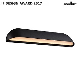 design for the people by Nordlux LED Auenleuchte FRONT 36 LED Wandleuchte, 12W LED, 3000K, 850lm, IP44, schwarz
