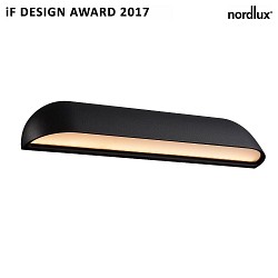 design for the people by Nordlux LED Auenleuchte FRONT 36 LED Wandleuchte, 12W LED, 3000K, 850lm, IP44, schwarz
