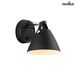 Luminaire mural STRAP 15 GU10 IP20, noir 