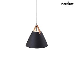 Luminaire  suspension STRAP 27 E27 IP20, noir  