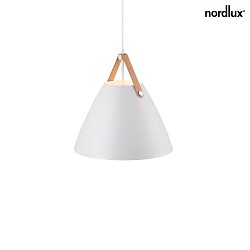 Luminaire  suspension STRAP 36 E27 IP20, blanche 