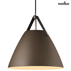 Luminaire  suspension STRAP 36 E27 IP20, beige, noir  