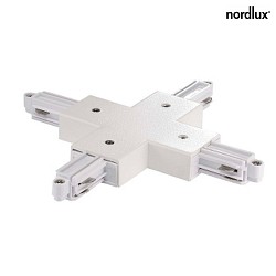 Nordlux X-Connector for 1-Phase High Voltage track LINK, white