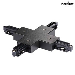 Nordlux X-Connector for 1-Phase High Voltage track LINK, black