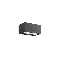 Nordlux LED Auenleuchte NENE LED Wandleuchte, 6W LED, 3000K, 480lm, IP54, schwarz