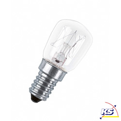 pear shape lamp T26,  2.6cm / L 5.7cm, E14, clear, 25W