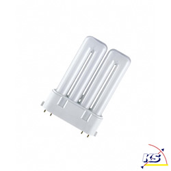 Osram Kompakt-Leuchtstofflampe DULUX F, 2G10, 840 neutralwei, 24W