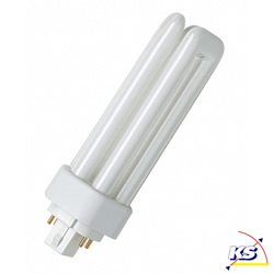 Osram Kompakt-Leuchtstofflampe DULUX T/E PLUS, GX24d-3, 830 warmwei, 26W