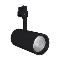 LED 3-Phasen-Strahler TRACKLIGHT SPOT D95 NFL,  9.5cm, CRi >90, UGR <16, verstellbar, 55W 3000K 4000lm 24, schwarz