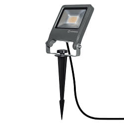 Luce del picco di terra ENDURA GARDEN FLOOD SPIKE angolare, con spina, regolabile IP65