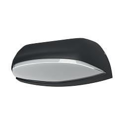 LED Auenwandleuchte ENDURA STYLE WIDE, IP44, 12W 3000K 530lm 115, Allu-Druckguss / PC, Dunkelgrau