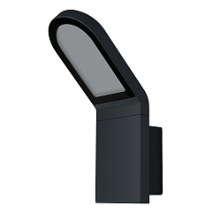 LED Auenwandleuchte ENDURA STYLE WALL, IP54, 12W 300K 740lm 107, Aluminium / Glas, Dunkelgrau