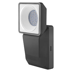 Applique da esterno ENDURA PRO FLOOD SENSOR 8W 1 elemento, con sensore, inclinabile IP55, grigio scuro dimmerabile