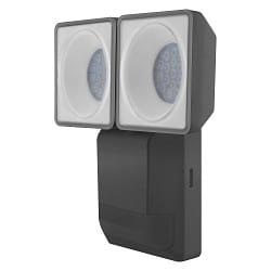 Applique da esterno ENDURA PRO FLOOD SENSOR 16W 2 elemento, con sensore, inclinabile IP55, grigio scuro dimmerabile