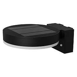 solar wall luminaire ENDURA STYLE SOLAR WALL SENSOR SINGLE CIRCLE with switch, with sensor, impact resistant