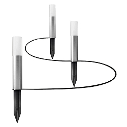 Lampe  piquet de terre SMART+ GARDEN POLE MULTICOLOR 3P EXT RGB+W lot de 3, RGBW, contrlable via WLAN / WIFI IP65, gradable