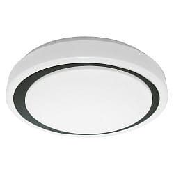 LED Aufbauleuchte SMART + WIFI ORBIS MOON, IP20,  38cm, 26W 3000-6500K (Tunable White) 1500lm 154, schwarz