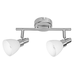 Rampe de projecteurs LED SPOT  2 flammes, rglable G9 IP20