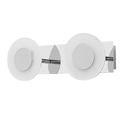 LED Bad-Wandleuchte SMART+ WIFI ORBIS WALL WAVE, IP44, 32cm, 2-flammig, 15W 3000-6500K 800lm 110, wei