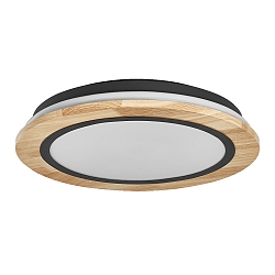 ceiling luminaire SMART+ WIFI ORBIS WOOD 400 TW tunable white, controllable via WLAN / WIFI, dimmable