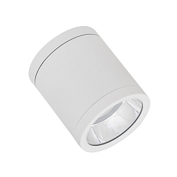 outdoor ceiling luminaire DL SURFACE IP65 DN 90 P 15W 840 36D WT cylindrical, surface-mounted version IP65/IP65, white