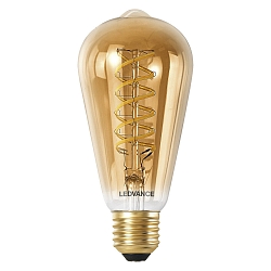 LED Filament-Birnenlampe Smart+ WiFi EDISON TW GD 820,  E27, 8W 2200-5000K (Tunable White) 600lm 320, dimmbar, Goldglas klar
