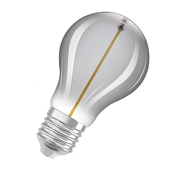LED Filamentlampe Vintage 1906 A-Type 4 MAGNETIC, E27, 1.8W 1800K 40lm 320, schaltbar, Rauchglas klar