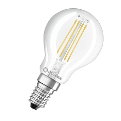 LED Filamentlampe CLASSIC P DIM CRI 90 S 3.4W 927 FIL CL Birnenform E14