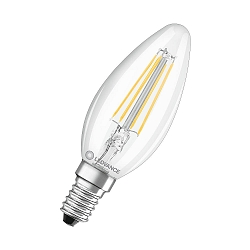 LED Filamentlampe CLASSIC B10,5 DIM P 4.8W 827 FIL CL Kerze E14