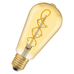 Filamentlampe Vintage 1906 LED 28 4 W/2000 K Birnenform E27