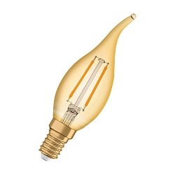 Filamentlampe Vintage 1906 LED 12 BA11 1.5W/2400K  E14